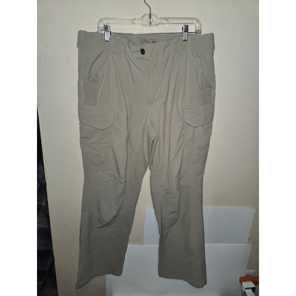 5.11 Tactical Series Men's Nylon Pants Size 38x30 Khaki Outdoors Workwear